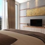 Desain rak tv sederhana ibu nurul medan
