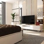Desain rak TV kamar ibu nurul medan