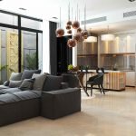 Desain area belakang rumah ibu nurul