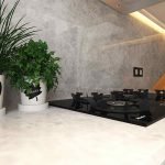 Model kitchenset ibu nurul top table marmer medan