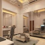 desain interior walk in closet ibu rica