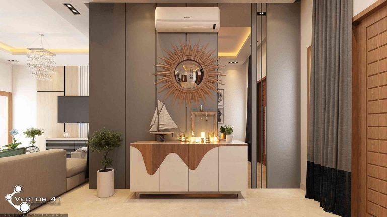 desain foyer ibu rica