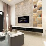 Desain interior ruang keluarga ibu susan medan