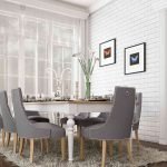 Desain meja makan american classic ibu lila medan