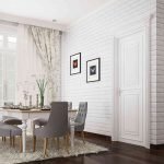 Desain ruang makan rumah american classic medan