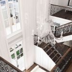 Desain void balkon american classic ibu lila medan
