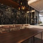 Desain interior cafe bapak ismail medan