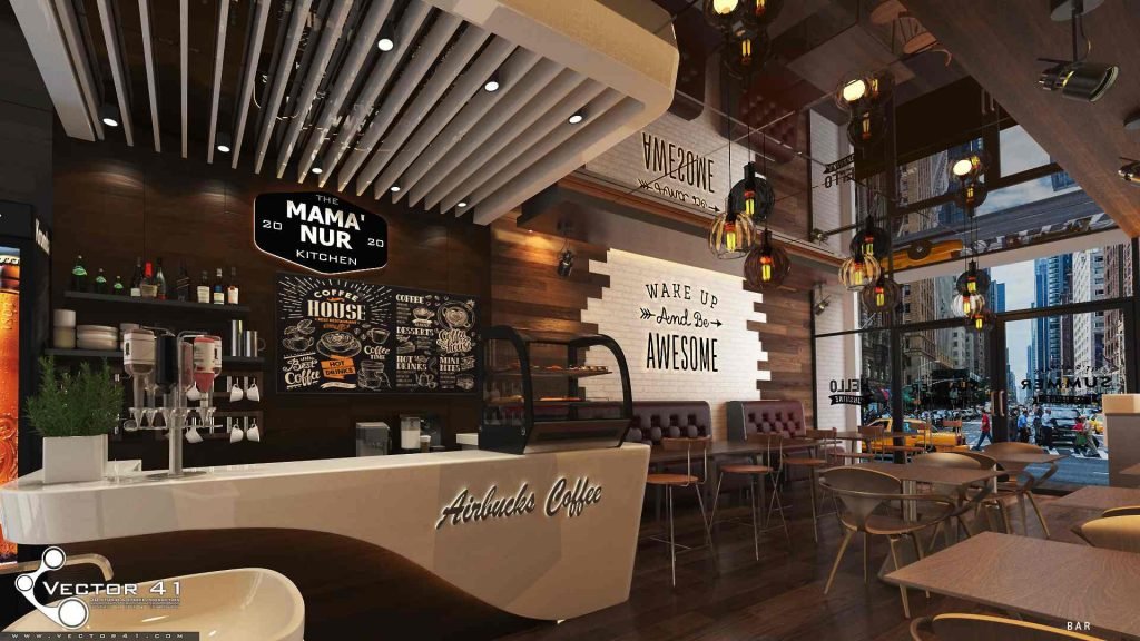 Desain cafe industrial bapak ismail medan