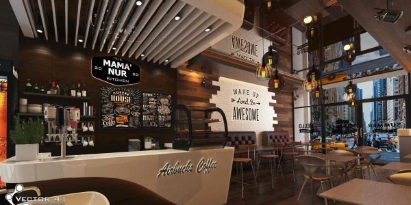 Desain cafe industrial bapak ismail medan