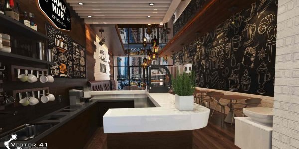 Desain mini bar cafe bapak ismail medan