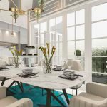 desain interior ruang makan ibu ayu medan