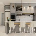 desain interior kitchen set ibu ayu medan