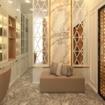 desain interior ruang kerja ibu atika medan