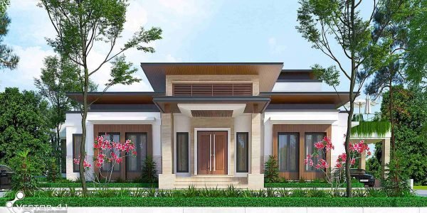 Desain rumah tropis aceh bpk dedi view 5