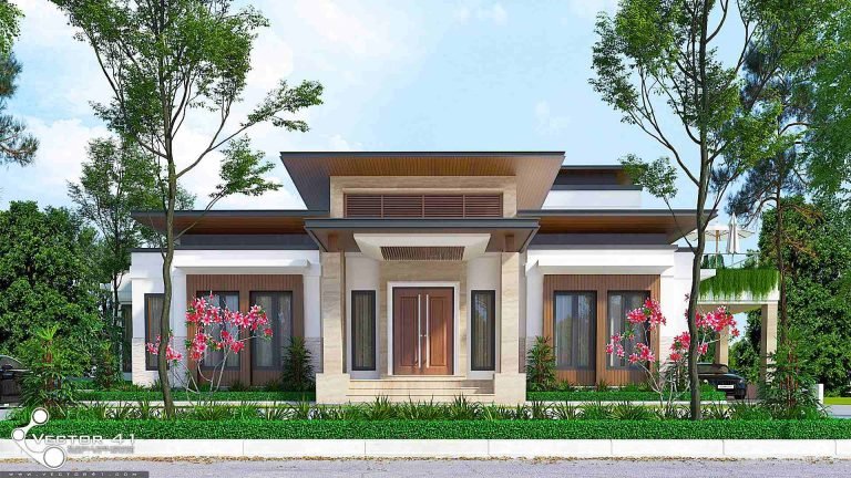 Desain rumah tropis aceh bpk dedi view 5
