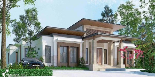 Desain rumah tropis aceh bpk dedi view 2