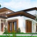Desain tampak depan rumah tropis aceh bpk dedi