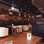 Desain interior cafe vibra medan ringroad
