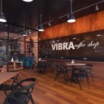 Desain interior smoking area cafe vibra ringroad medan