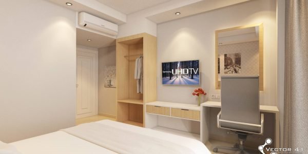 interior kamar hotel grand forest hill tebing tinggi