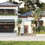 Gambar tampak rumah tropis binjai