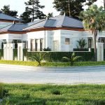 Desain fasad rumah tropis binjai