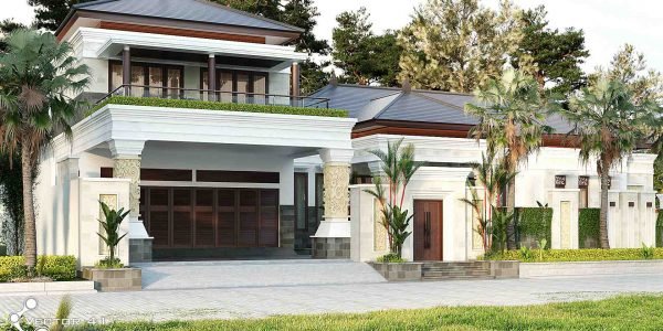 Desain rumah tropis medan