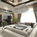 Desain interior ruang keluarga lt 2 rumah ibu dewi medan