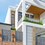 Desain tampak depan rumah urban medan