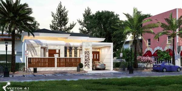 desain exterior rumah minimalis 1 lantai bapak alan medan