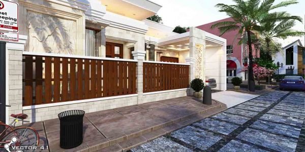 desain rumah minimalis 1 lantai bapak alan medan