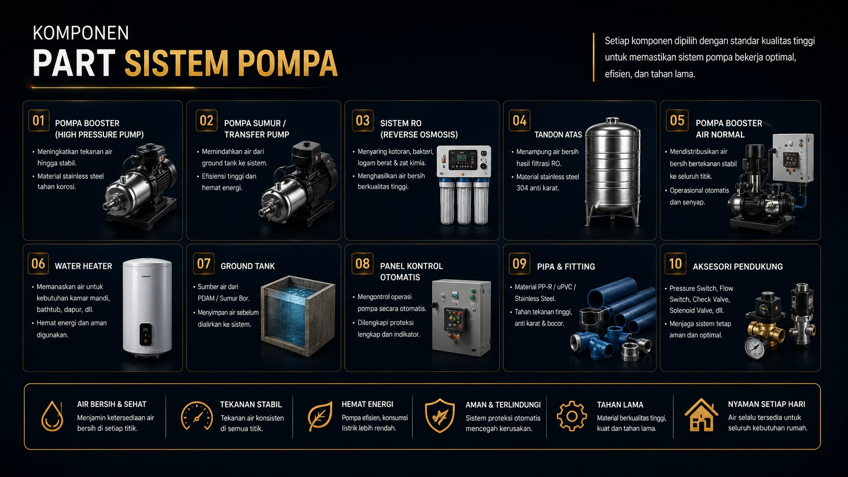 Sistem Pompa Mansion 1
