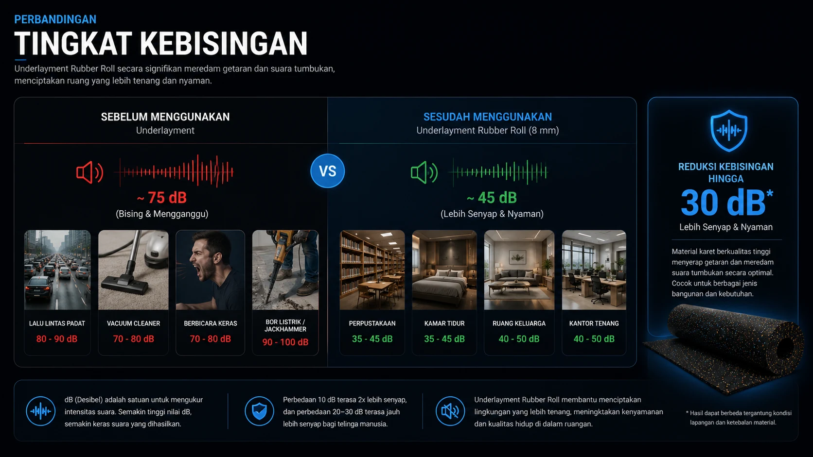 harga peredam lantai 1