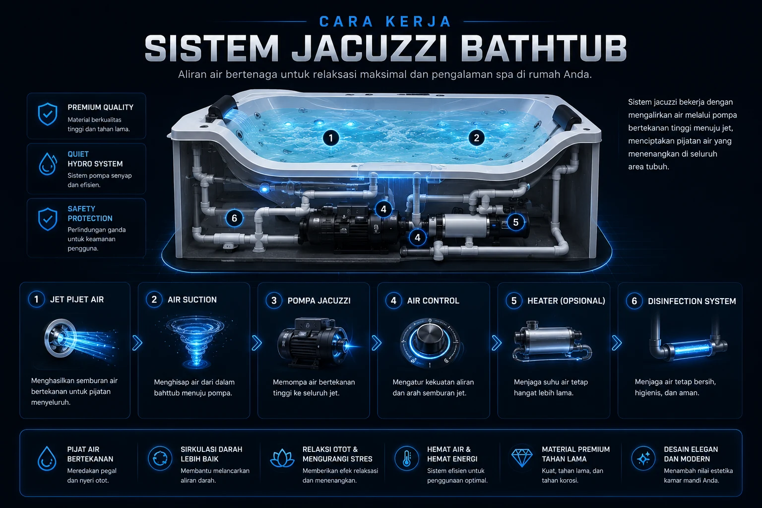 Harga Jacuzzi Bathtub 1