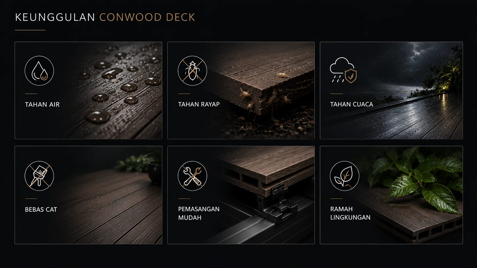 keunggulan lantai deck kayu