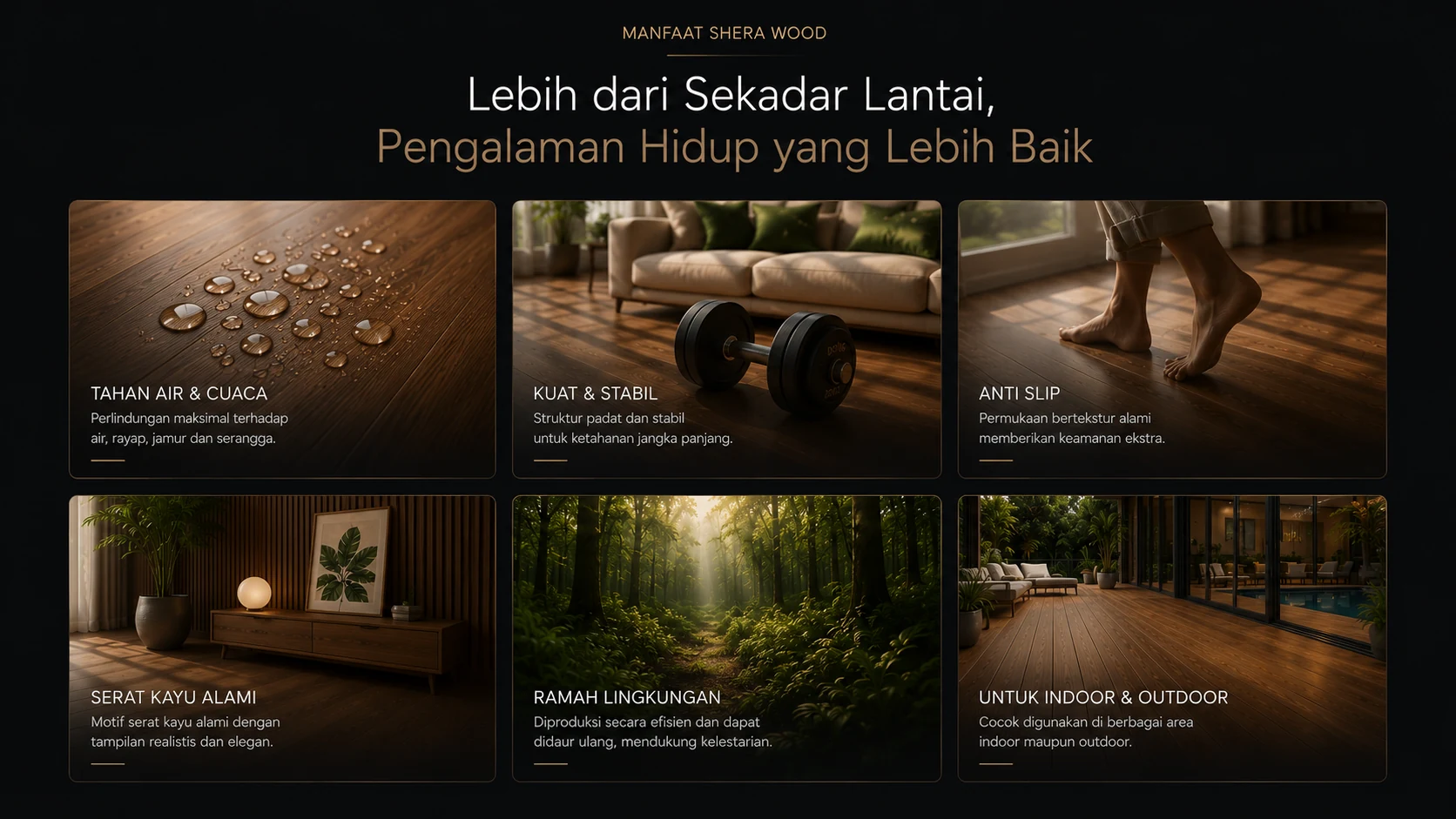 kelebihan lantai kayu solid