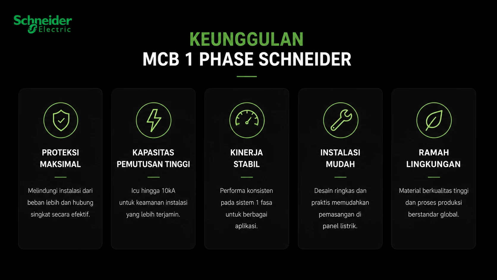 keunggulan mcb 1 phase