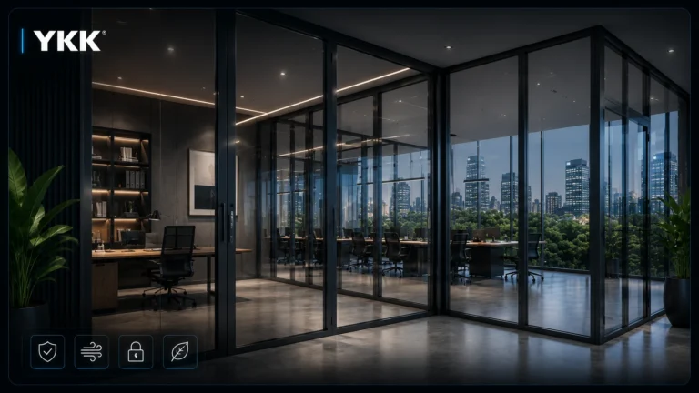 pintu kaca aluminium
