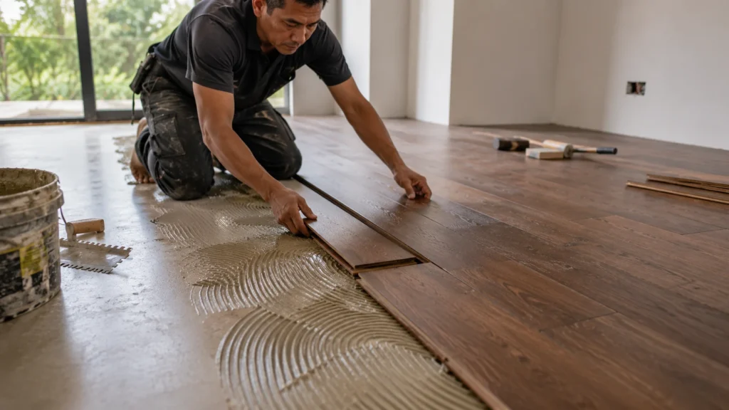 jenis lantai kayu