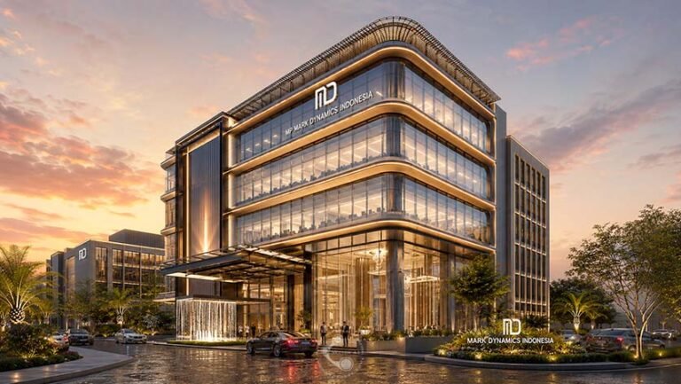desain gedung perkantoran Mark Dynamic
